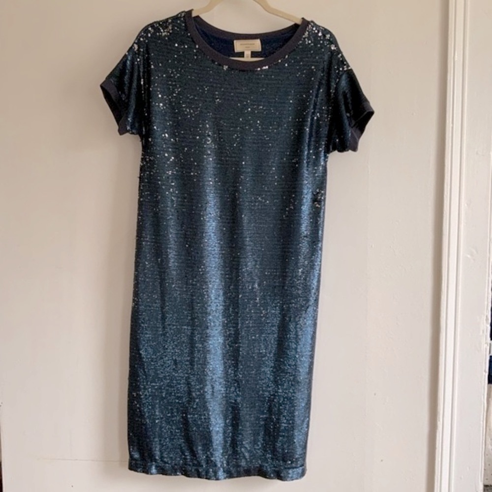 Anthropologie Moulinette Soeurs Cosmic Interstellar Sequin Dress​ women’s xs